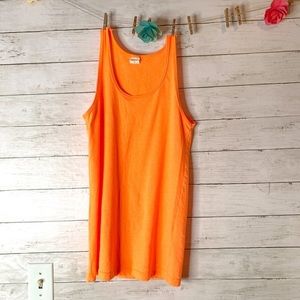 American apparel neon Orange tank